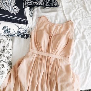 Blush pink prom dress